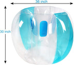 ZHUYNXIR 2 bolas de sumo para niños, juguetes de rebote de parachoques, bolas de sumo para niños, pelota de juego de césped para niños al aire libre (36 pulgadas, azul + azul)