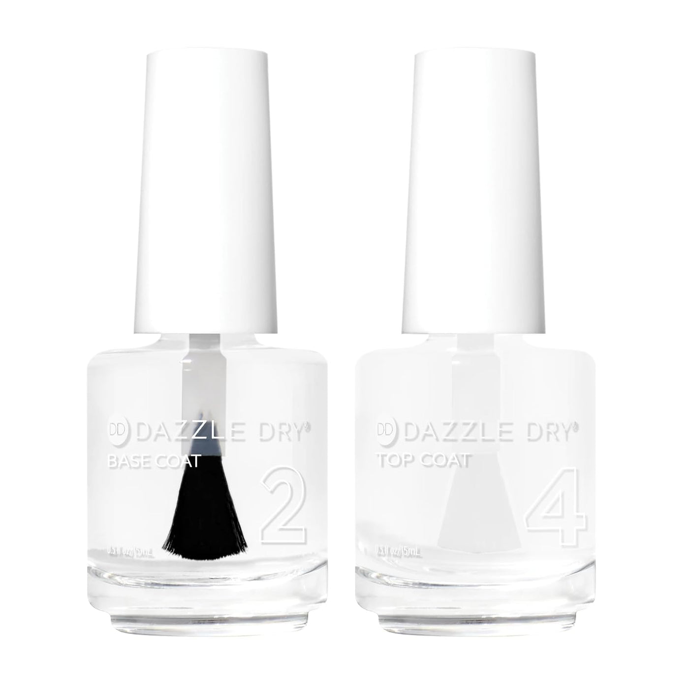 Dazzle Dry Paso 2 - Capa base + Paso 4 - Capa superior (0.5 oz \/0....
