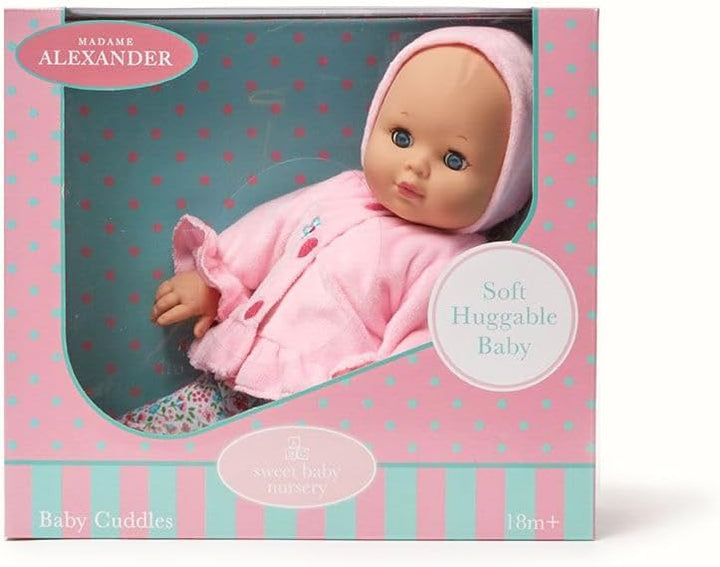 Madame Alexander Muñeca Baby Cuddles de 14 pulgadas, sudadera rosa...