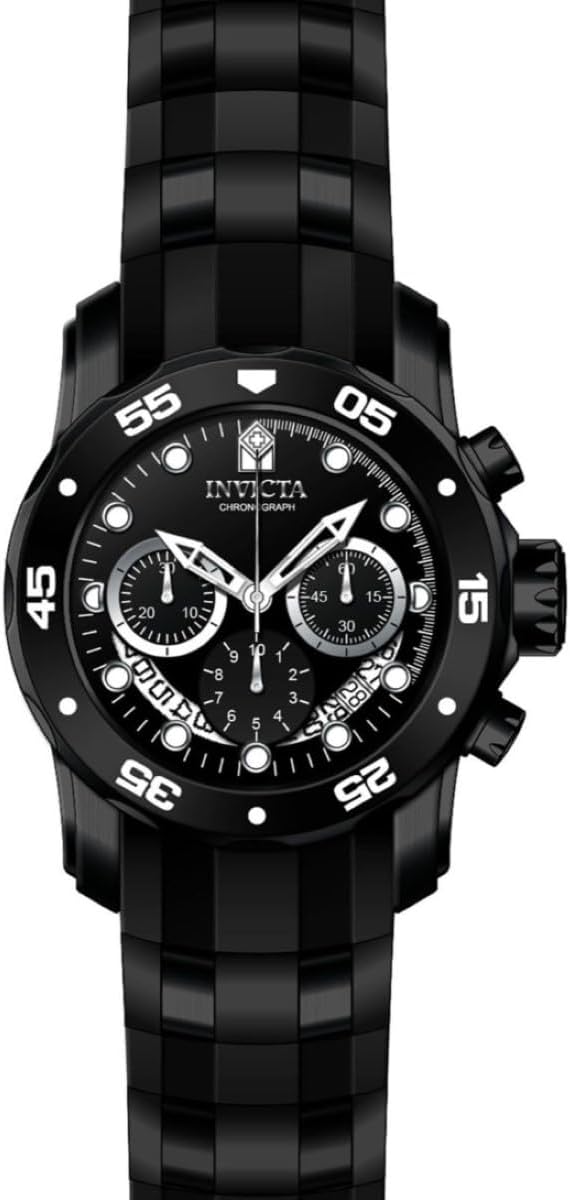Invicta Reloj 'Pro Diver' de cuarzo de acero inoxidable y silicona para hombre