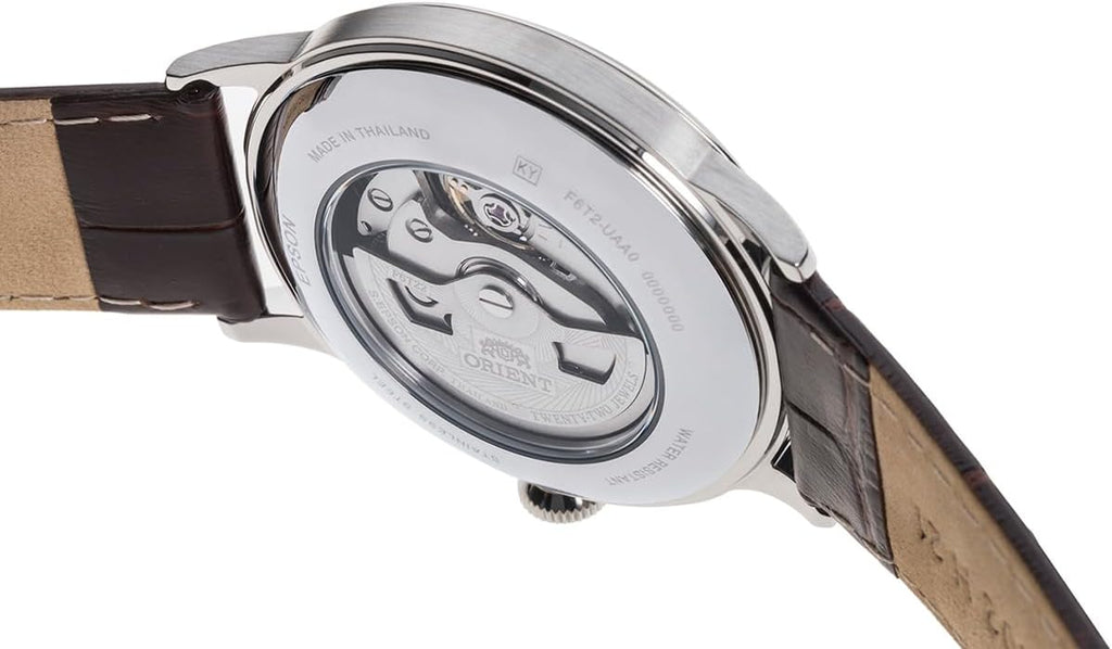 ORIENT Reloj mecánico clásico semi esqueleto RN-AG0005S Hombre