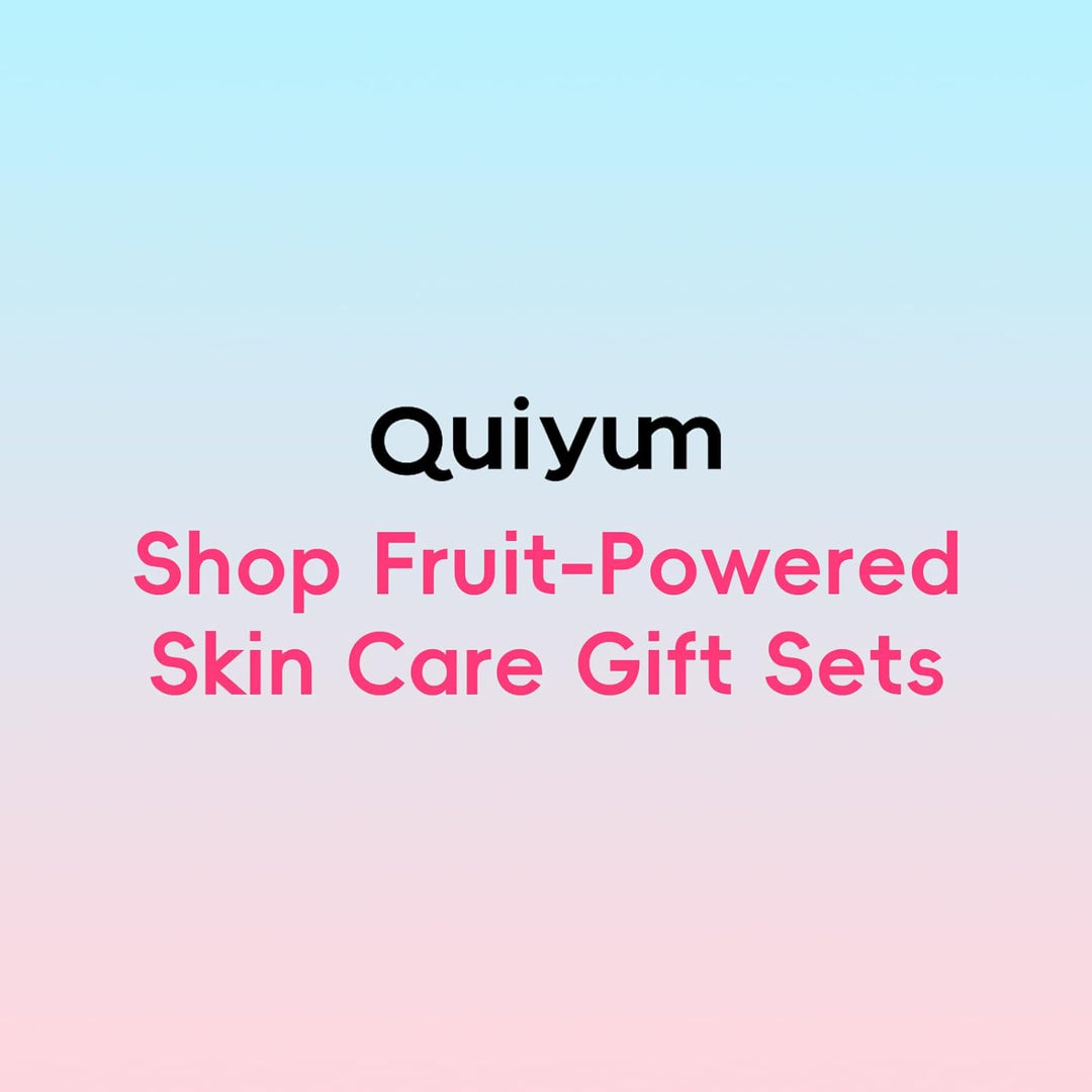 QUIYUM Set de regalo para el cuidado de la piel de frutas, rutina d...