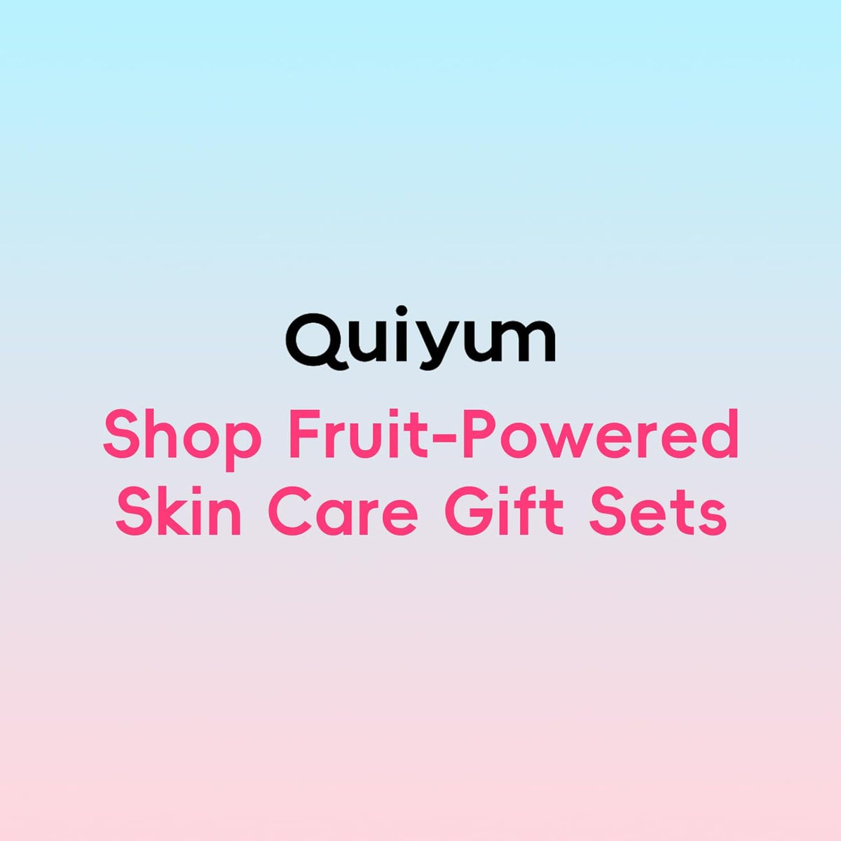 QUIYUM Set de regalo para el cuidado de la piel de frutas, rutina d...