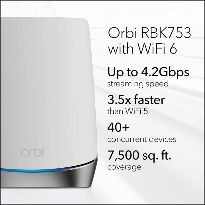 Netgear Netgear Orbi RBK753 - Sistema Wi-Fi (enrutador, 2 extensore...