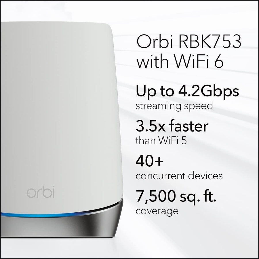 Netgear Netgear Orbi RBK753 - Sistema Wi-Fi (enrutador, 2 extensore...