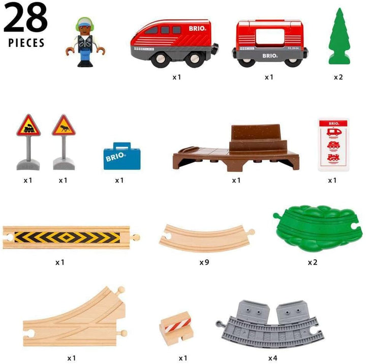 BRIO World - 36102 - Juego de tren de juguete para niños