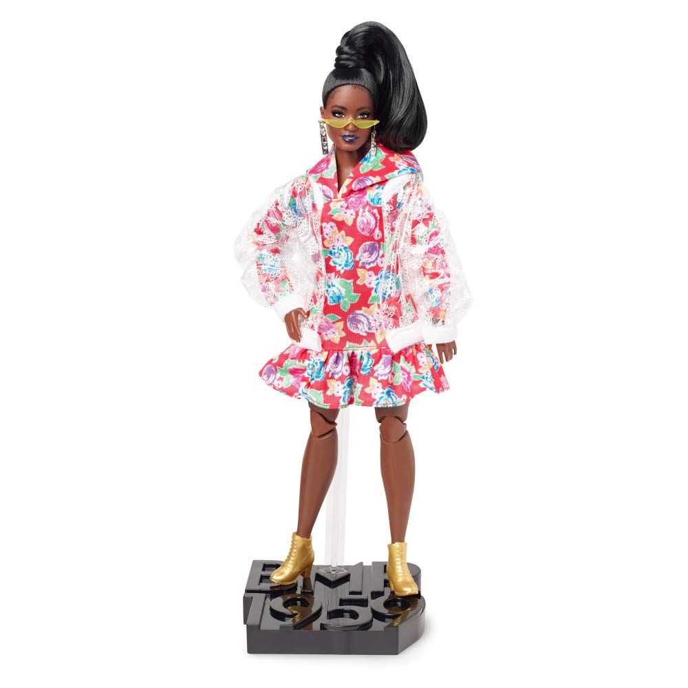 Barbie BMR1959 Muñeca de moda con curvas totalmente posable, morena...