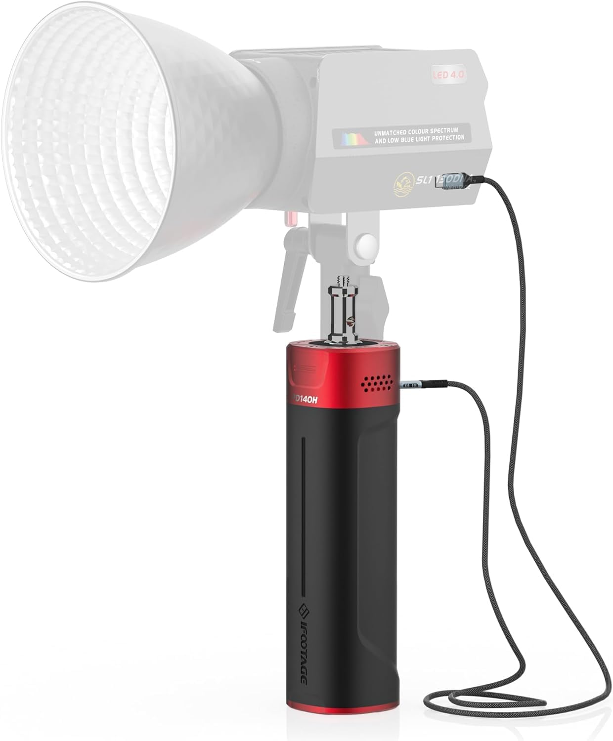 IFOOTAGE PD140H Batería Grip 140W, 27000mAh Banco de energía portát...