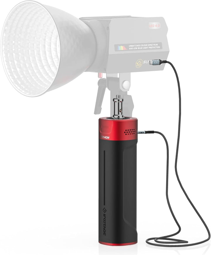IFOOTAGE PD140H Batería Grip 140W, 27000mAh Banco de energía portát...