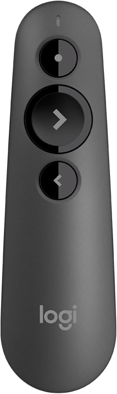Logitech Presentador inalámbrico R500s PowerPoint Clicker con puntero láser