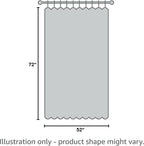 Joydeco - Cortinas 100 % opacas para dormitorio, cortinas de lino natural, cortinas de bloqueo de luz con aislamiento térmico, bolsillo para barra y pestaña trasera, oscurecimiento de privacidad