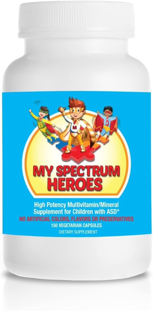 My Spectrum Heroes Suplemento multivitamínico para niños - Acetil-l...