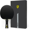 Killerspin Impact Series - Paletas de tenis de mesa - Raqueta de ping pong negra/negra, equipo de tenis de mesa para principiantes/intermedios, garantiza un control sólido y giro