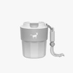 CHEERFUL GOAT Taza de café con forro de cerámica, vaso aislado de viaje de acero inoxidable con forro de cerámica, con tapa, taza a prueba de fugas de 10 onzas para café con agua caliente y fría en