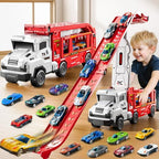 Juego de carriles de camiones para niños de 3, 4, 5, 6 años