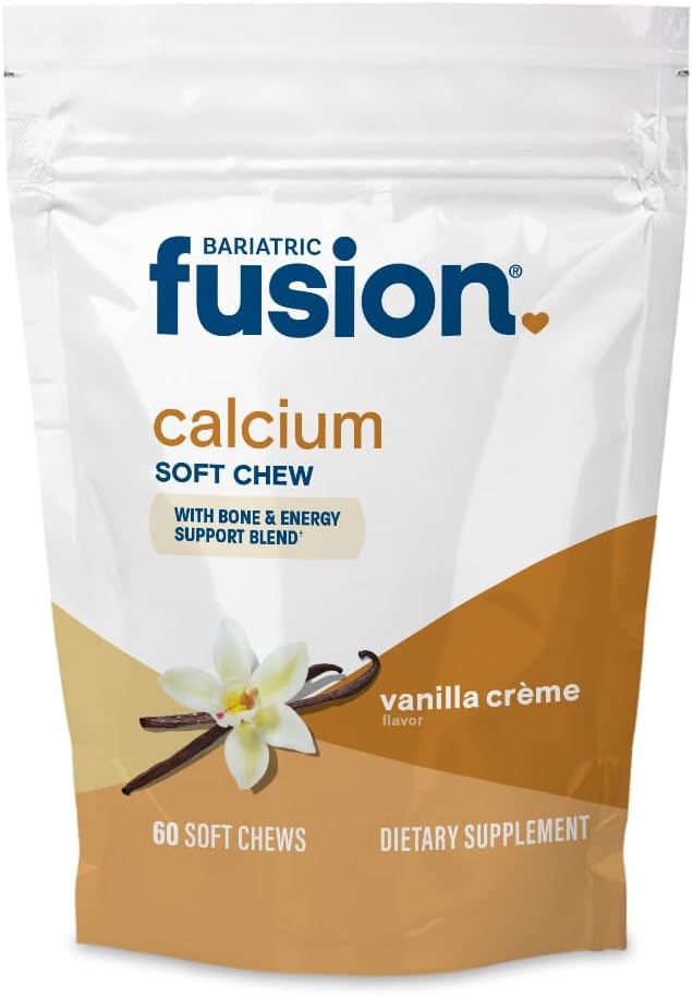 Bariatric Fusion Citrato de calcio con sabor a vainilla, 500 mg y v...