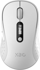 XBG Ratón Bluetooth inalámbrico B15pro, Bluetooth 5.0\/4.0 y 2.4G T...