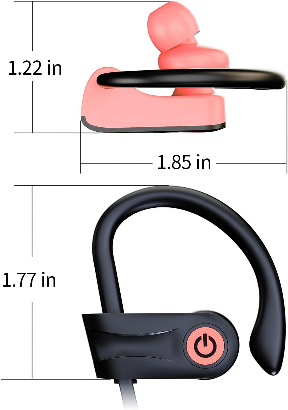 Auriculares Bluetooth Boean, auriculares inalámbricos con 16 horas...