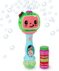 Little Kids Cocomelon - Varita musical de burbujas con luz y sonido, incluye solución de burbujas