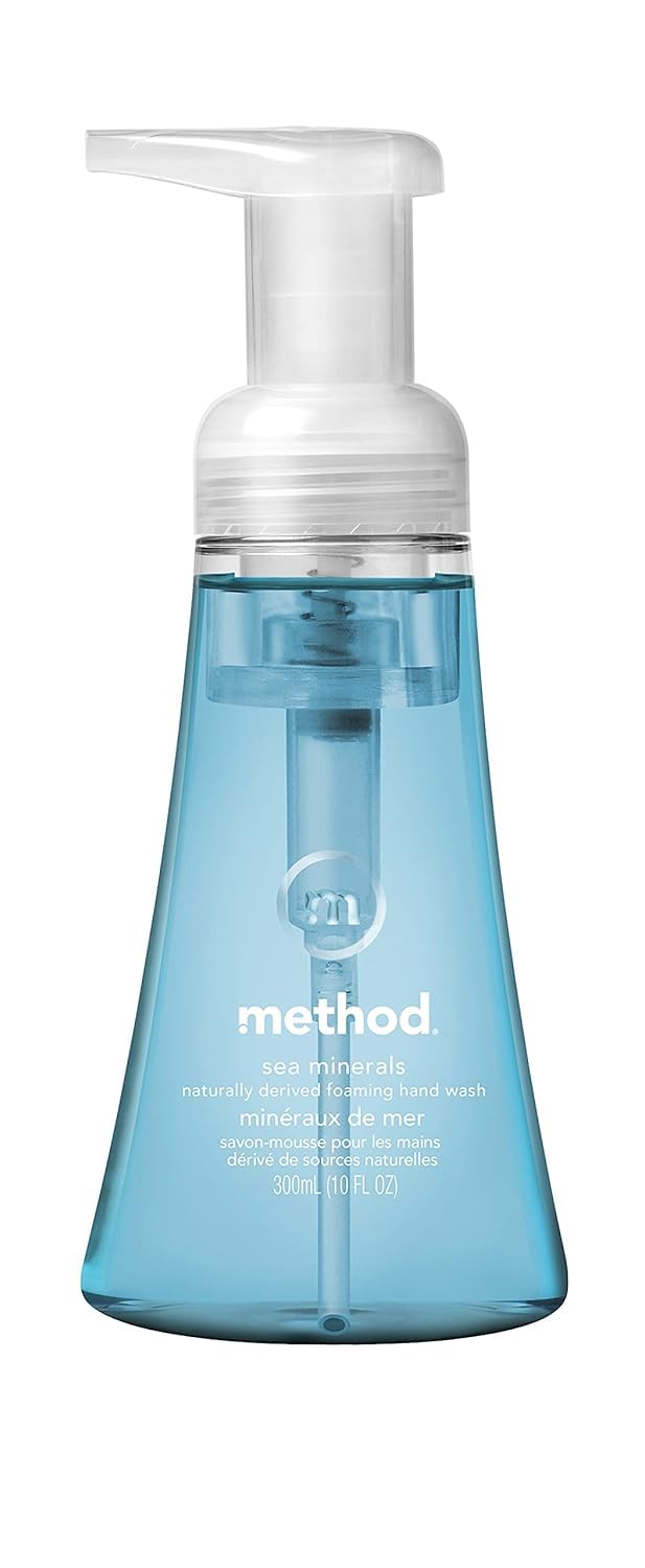 Jabón espumante para lavar manos marca Method de 10 onzas., Sea