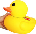 10.3 pulgadas Sin Agujero Gigante/Grande Impermeable Sin Ruido 'Bebe' Pato de Goma Divertido Amarillo/Ducikes Juguete de Baño/Piscina/Agua Sin Agujero para Niños Decoración de Escritorio de Oficina