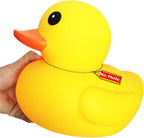 10.3 pulgadas Sin Agujero Gigante/Grande Impermeable Sin Ruido 'Bebe' Pato de Goma Divertido Amarillo/Ducikes Juguete de Baño/Piscina/Agua Sin Agujero para Niños Decoración de Escritorio de Oficina