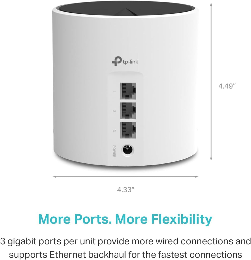 TP-Link Deco X55 AX3000 Sistema WiFi 6 Mesh, Deco X55 (paquete de 2)
