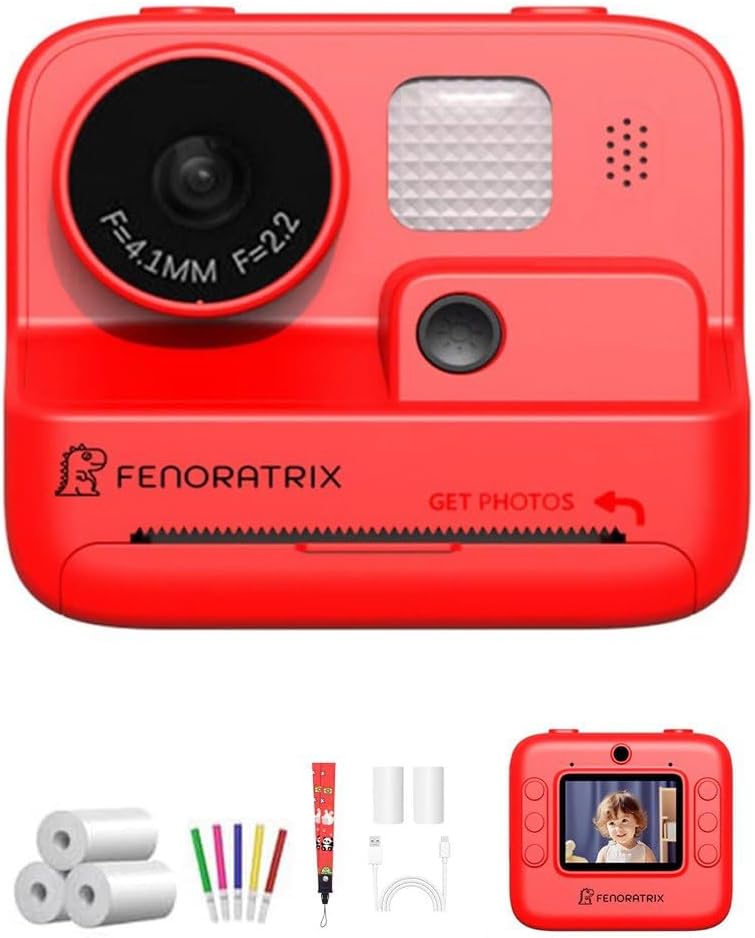 Cámara de impresión instantánea para niños \u2013 Sin necesidad de...