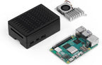 Seeed Studio Raspberry Pi 5 Starter Kit - 8 GB de RAM, tarjeta micro SD de 64 GB precargada de 64 bits, fuente de alimentación tipo C, estuche de enfriamiento activo para asistente doméstico, servidor