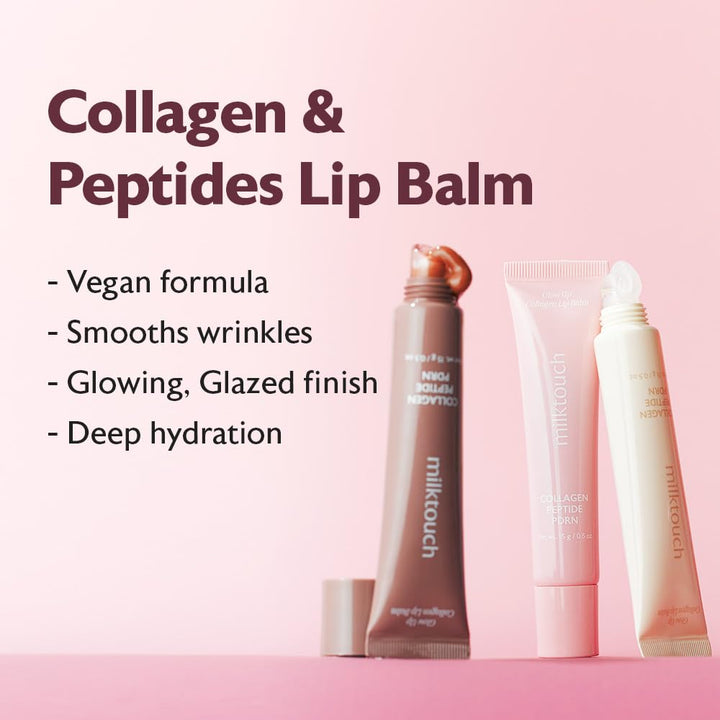 milktouch Bálsamo labial de colágeno vegano que brilla intensamente...
