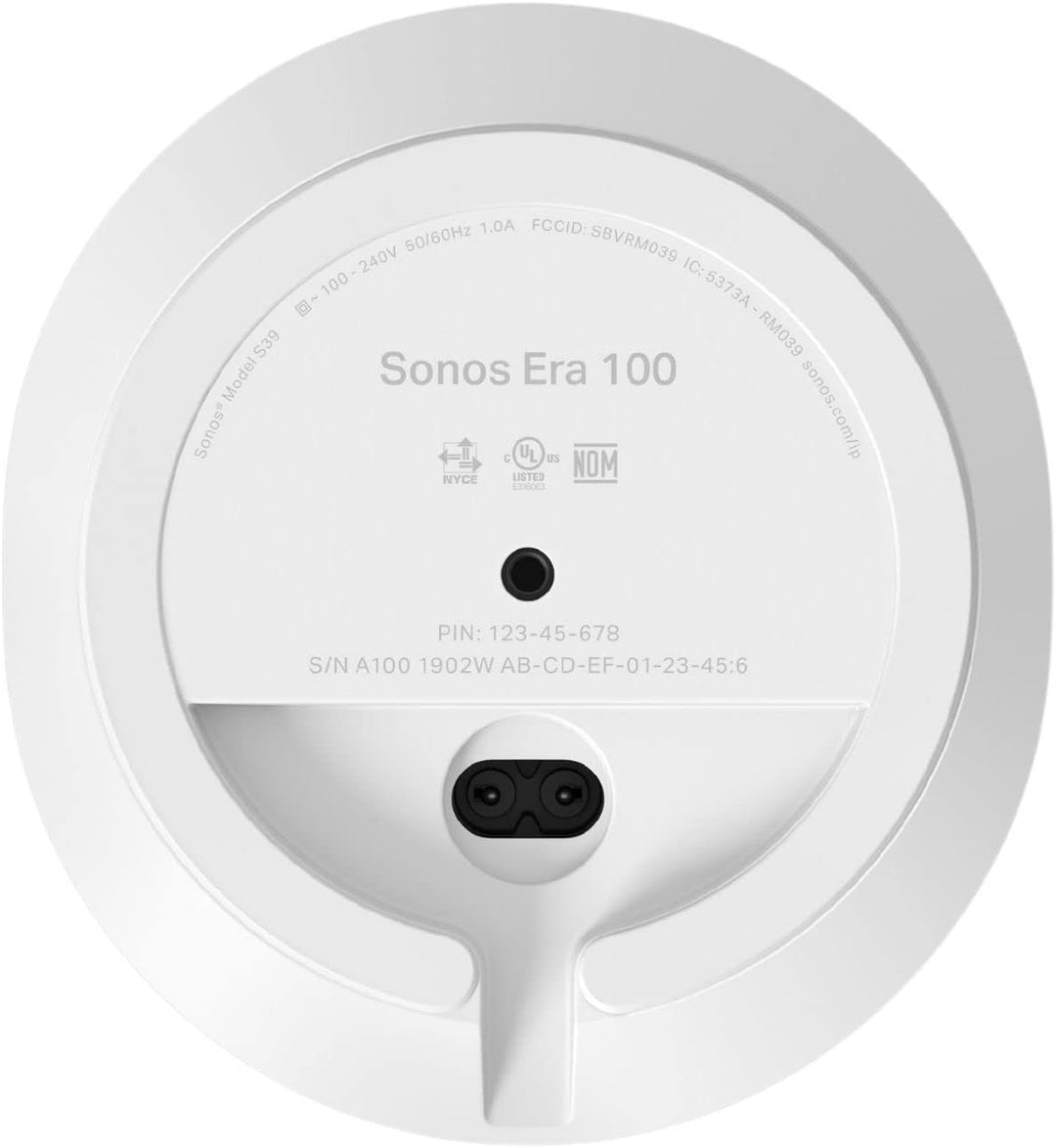 Sonos Era 100 - Blanco - Altavoz inteligente inalámbrico, habilitad...