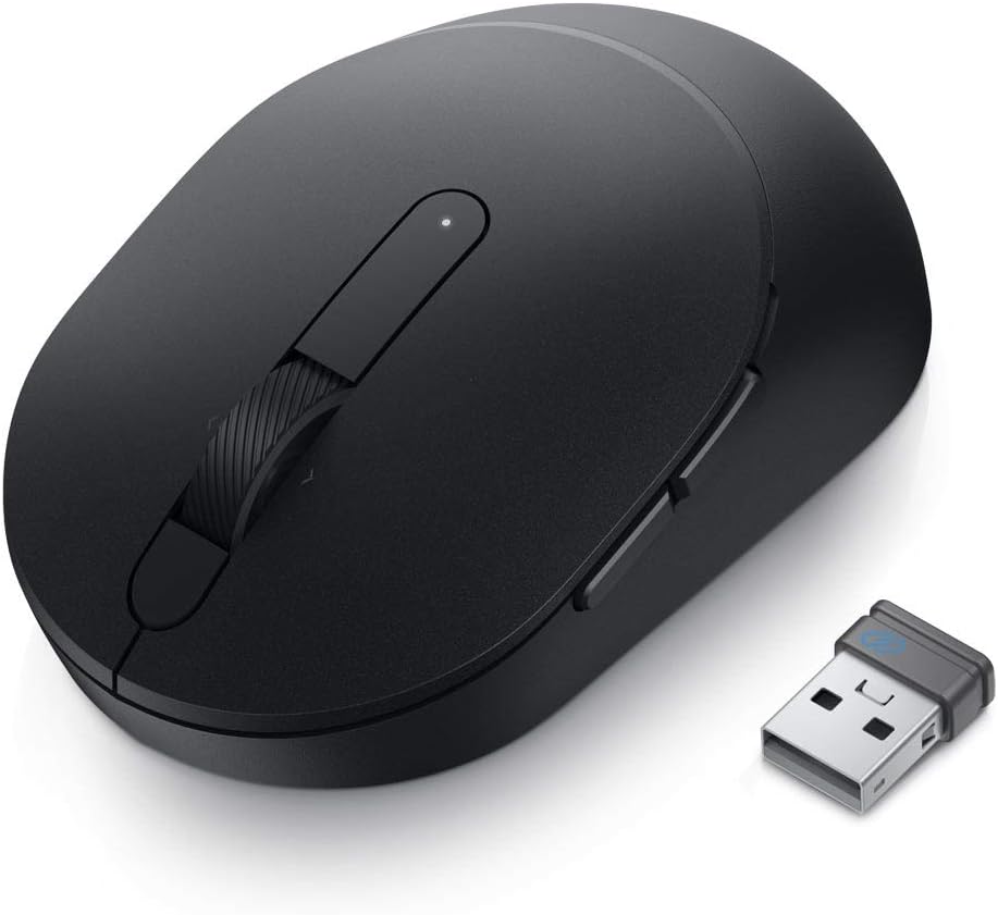 Dell MS5120W Mobile Pro - Mouse inalámbrico de 2.4 GHz, Bluetooth 5...