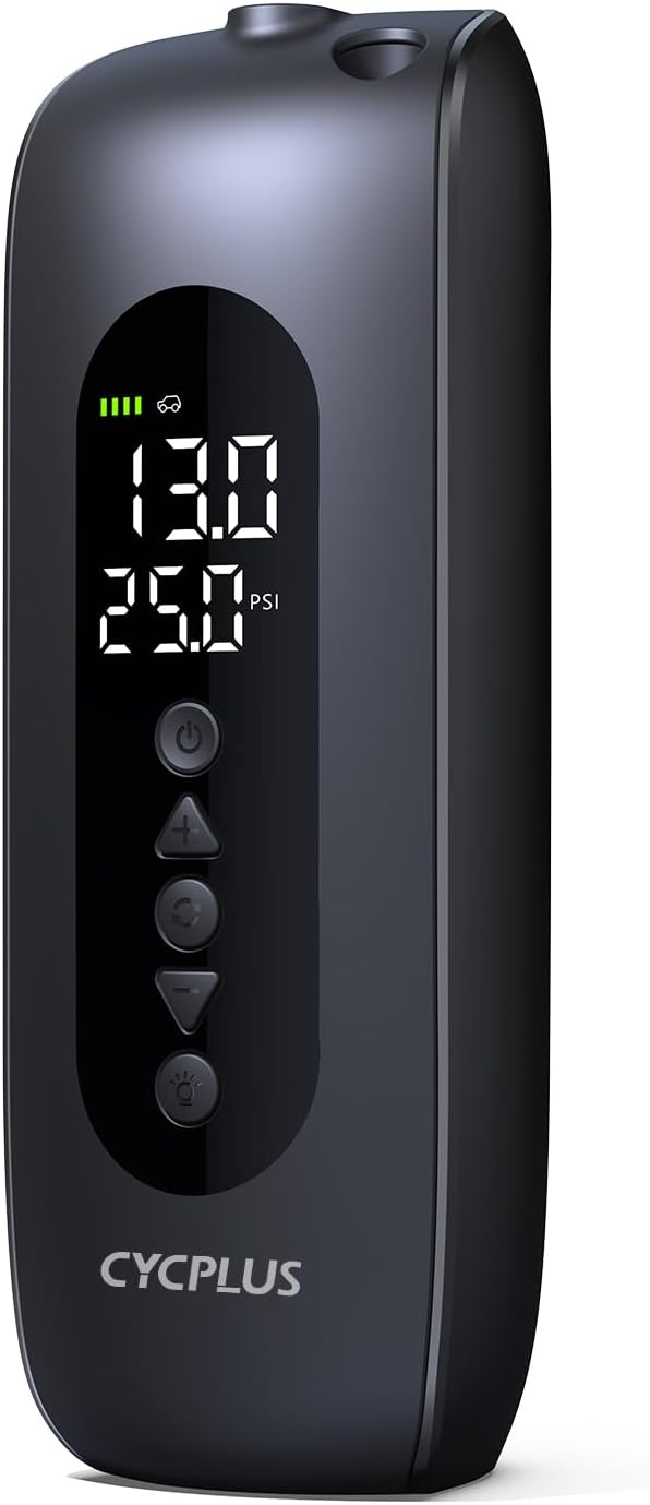 CYCPLUS Inflador de neumáticos, compresor de aire portátil, bomba d...