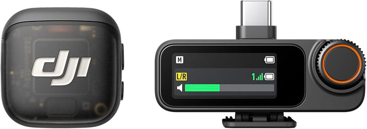 DJI Mic 3 (1 TX + 1 RX), micrófono lavalier inalámbrico para iPhone...