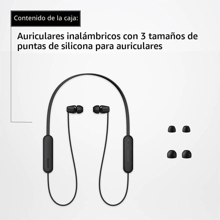 Sony WI-C100 Auriculares inalámbricos intrauditivos Bluetooth con m...