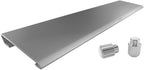 CHERRY AC 3.3, Reposamanos ergonómico de aluminio y patas desmontables, accesorios originales para teclado de juegos CHERRY MX Board 3.0 S, fijación rápida, color blanco