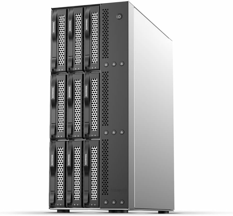 TERRAMASTER Caja para disco duro D9-320 - 9 bahías USB 3.2 Gen2 10G...