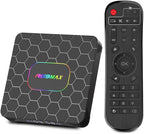 R69 Max Android TV Box con 4GB RAM 64GB ROM, 8K decodificación 2.4/5.0Ghz