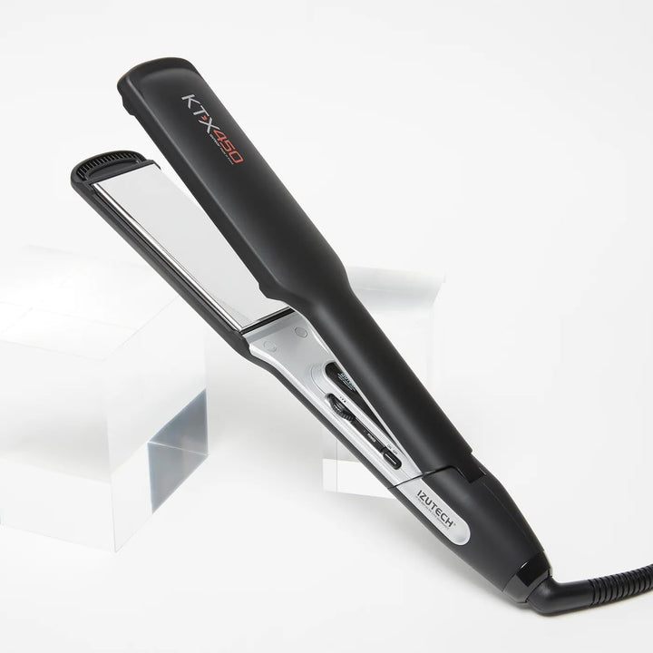 IZUTECH Plancha plana de titanio KTX450 de 1.75 pulgadas, plancha d...