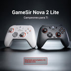 GameSir Nova Lite 2 - Control inalámbrico para PC con joysticks y gatillos Hall, 1000 Hz