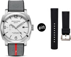 Relojes GMT para Hombre Automático Fecha 10ATM a Prueba de Agua Movimiento Seagull ST2557 Luz luminoso Acero Inoxidable Cristal de zafiro Relojes mecánicos de muñeca S8441