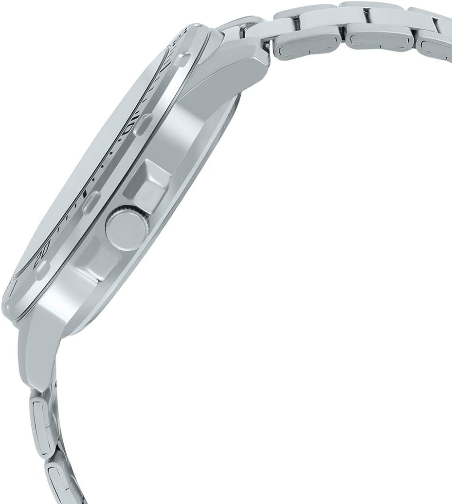 Casio Reloj Hombre Analógico Dial Marrón Acero Inoxidable