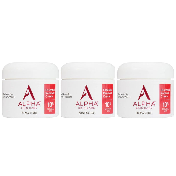 Alpha Crema renovadora esencial para el cuidado de la piel, AHA 10%...