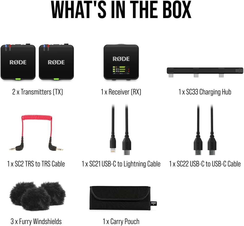 RØDE Wireless GO III (Gen 3) - Micrófono inalámbrico compacto - Aud...
