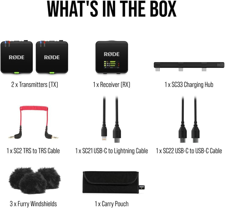 RØDE Wireless GO III (Gen 3) - Micrófono inalámbrico compacto - Aud...