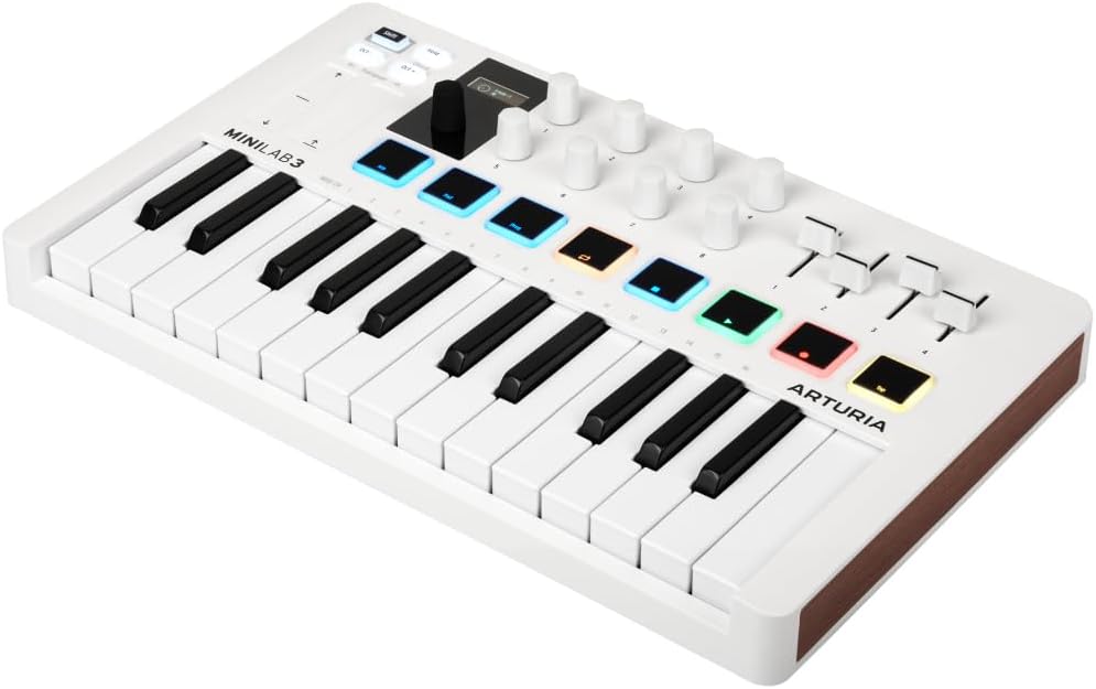Arturia MiniLab 3 - Controlador MIDI universal para producción de m...