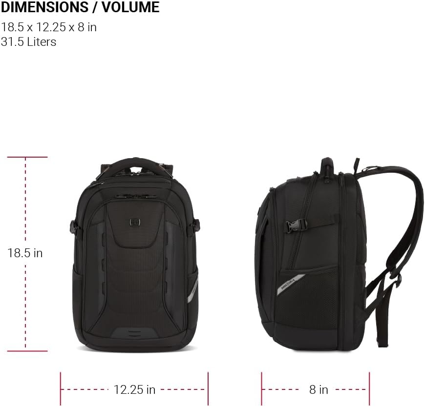 SwissGear 5358 USB ScanSmart \u2013 Mochila para portátil de 16\u20...