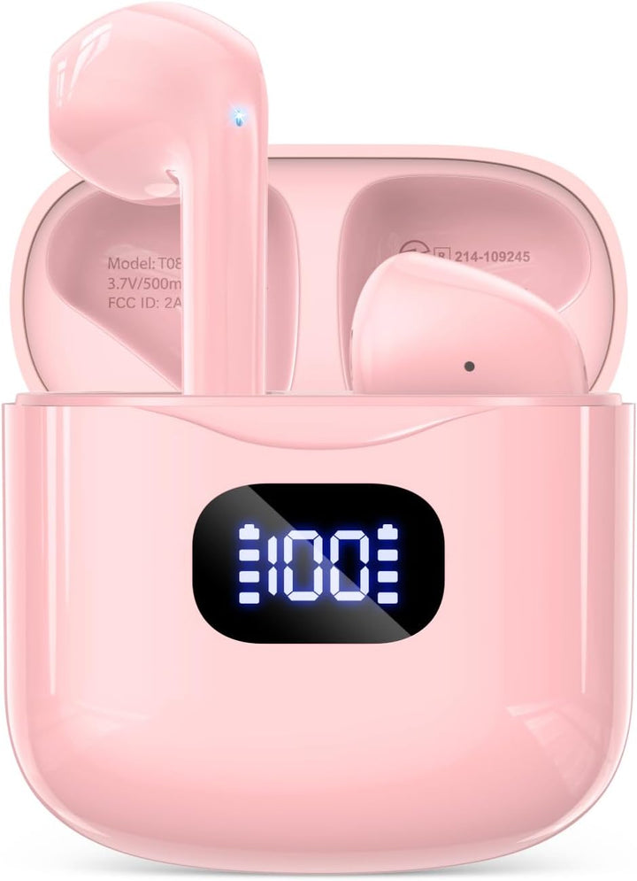 KTGEE Auriculares inalámbricos Bluetooth 5.3, reproducción de 40 ho...
