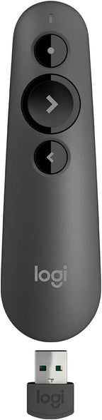 Logitech Presentador inalámbrico R500s PowerPoint Clicker con puntero láser