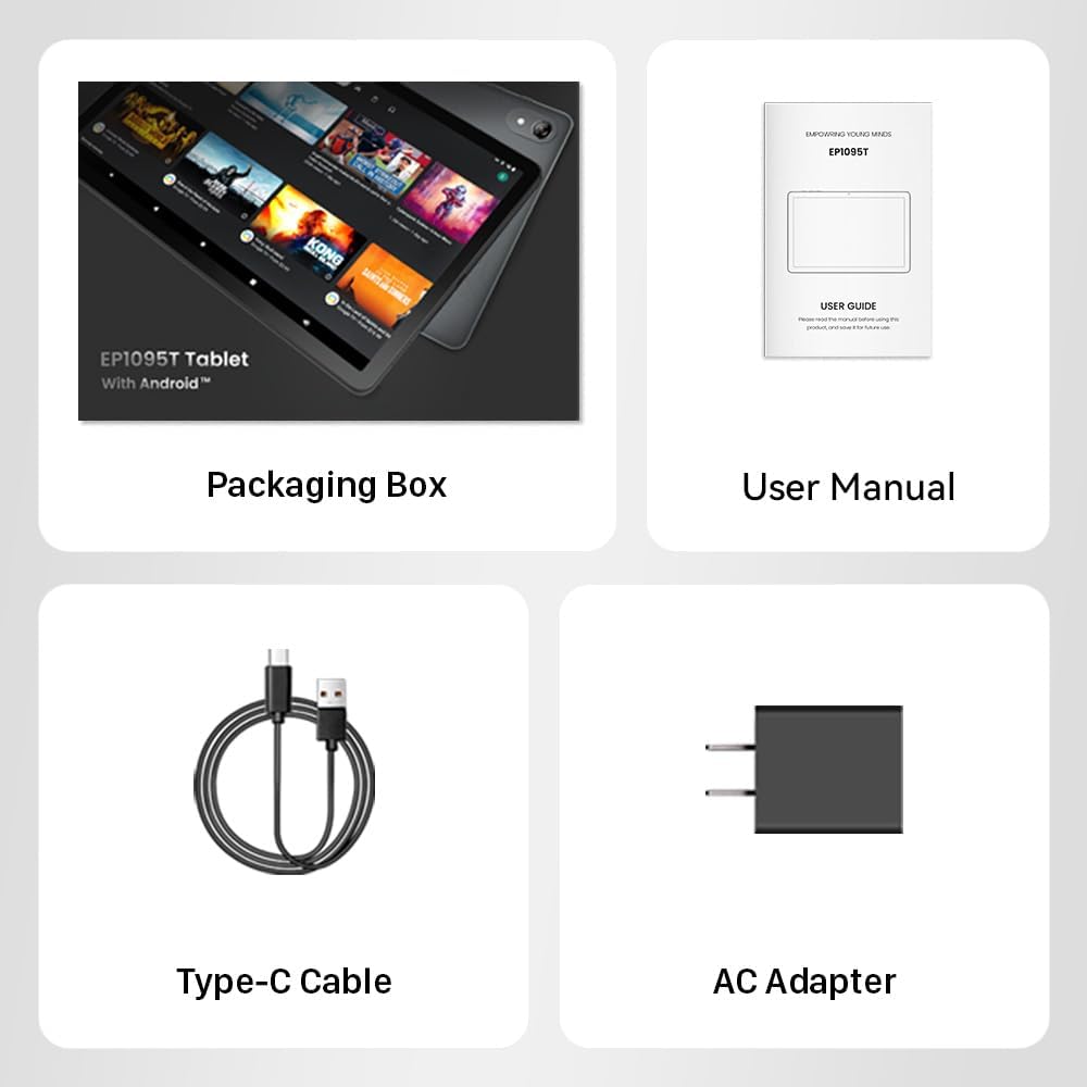 ApoloMedia Tablet de 11 pulgadas Android 15 con procesador